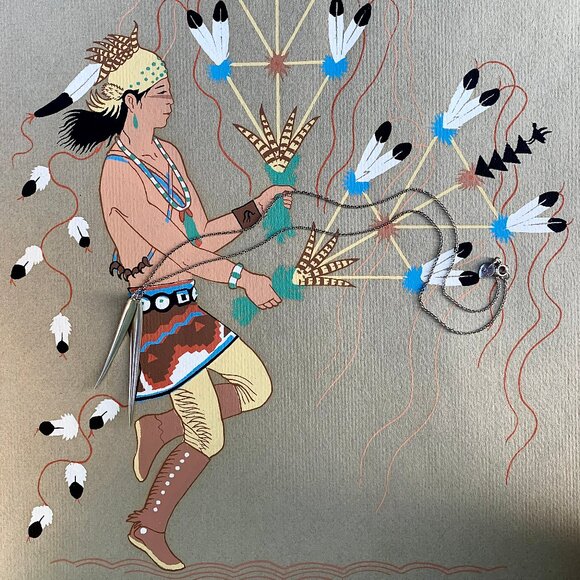 Me & Ro Extra Long Leaf Pendant - Picture 6 of 13